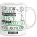 Vogel-Adoptierende Geschenk Becher Tasse Gott Schuf Alle Menschen Gleich Nur Die Besten Durfeten Vogel-Adoptierende Werden Geschenkidee Lustig Weiß Trendation