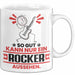 Rocker Geschenk Tasse So Gut Kann Nur Ein Rocker Aussehen Geschenkidee Kaffee-Becher Weiß Trendation