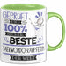 Beste Taekwondo-Kämpferin Der Welt Tasse Geschenk für Eine Taekwondo-Kämpferin Geprüft Und Sicher Geschenkidee Geburtstag Weihnachten Grün Trendation