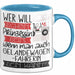 Geländewagenfahrerin Tasse Geschenk Spruch Wer Will Schon Prinzessin Sein Wenn Man Auch Geländewagenfahrerin Sein Kann Blau Trendation