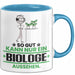 Biologe Geschenk Tasse So Gut Kann Nur Ein Biologe Aussehen Geschenkidee Kaffee-Becher Blau Trendation