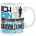 Hotelkaufmann Ausbildung Tasse Geschenk Ich Bin Hotelkaufmann In Der Ausbildung Ich Darf Das Geschenkidee Spruch Weiß Trendation