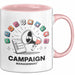 Kampagnen Manager Tasse Geschenk Lustige Geschenkidee Spruch Für Politische Strategen Rosa Trendation
