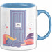 Introvertierter Tasse Geschenk Lustige Geschenkidee Spruch Für Ruhige Köpfe Blau Trendation