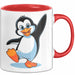 Pinguin Tier Tasse Geschenk Lustige Geschenkidee Spruch Rot Trendation