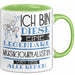 Musikjournalistin Tasse Geschenk Ich Bin Diese Eine Legendäre Musikjournalistin Von Der Alle Reden Geschenkidee Geburtstag Weihnachten Grün Trendation