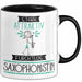 Saxophonistin Tasse Geschenk Becher Stark Attraktiv Furchtlos Saxophonistin Lustige Geschenkidee Trendation