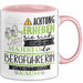 Bergführerin Tasse Geschenk Lustiger Spruch Bitte Erheben Sie Sich Seine Majestät Die Bergführerin Betritt Den Raum Rosa Trendation