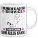 Hundegassi-Service Tasse Geschenk für Hundegassi-Service Der Mann Der Alles Kann Geschenkidee zum Geburtstag Weiß Trendation