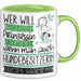 Hundebesitzerin Tasse Geschenk Spruch Wer Will Schon Prinzessin Sein Wenn Man Auch Hundebesitzerin Sein Kann Grün Trendation