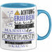 Konzertpianistin Tasse Geschenk Lustiger Spruch Bitte Erheben Sie Sich Seine Majestät Die Konzertpianistin Betritt Den Raum Blau Trendation
