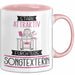 Songtexterin Tasse Geschenk Becher Stark Attraktiv Furchtlos Songtexterin Lustige Geschenkidee Rosa Trendation