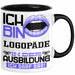 Logopäde Ausbildung Tasse Geschenk Ich Bin Logopäde In Der Ausbildung Ich Darf Das Geschenkidee Spruch Schwarz Trendation