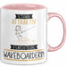 Wakeboarderin Tasse Geschenk Becher Stark Attraktiv Furchtlos Wakeboarderin Lustige Geschenkidee Rosa Trendation