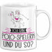 Polo-Spielerin Tasse Geschenk Ich Bin Polo-Spielerin Und Du So Geschenkidee Lustiger Spruch Becher Weiß Trendation