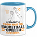 Basketballspieler Geschenk Tasse So Gut Kann Nur Ein Basketballspieler Aussehen Geschenkidee Kaffee-Becher Blau Trendation