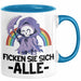 Lustige Tasse Kollegen F Sie Sich Alle Sensenmann Humor Sarkasmus Geschenkidee Kollegin Frauen Blau Trendation