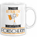Forscherin Tasse Geschenk Becher Stark Attraktiv Furchtlos Forscherin Lustige Geschenkidee Weiß Trendation