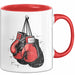 Boxer Tasse Geschenkidee für Kampfchampion Rot Trendation