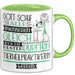 Tierheilpraktikerin Geschenk Becher Tasse Gott Schuf Alle Menschen Gleich Nur Die Besten Durfeten Tierheilpraktikerin Werden Geschenkidee Lustig Grün Trendation