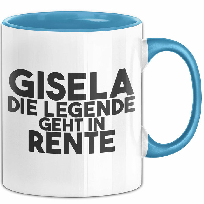 Gisela Tasse Gisela – Die Legende Geht In Rente Geschenk