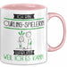 Curling-Spielerin Tasse Geschenk Ich Bin Curling-Spielerin Warum Weil Ich Es Kann Geschenkidee Geburtstag Rosa Trendation