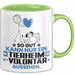 Tierheimvolontär Geschenk Tasse So Gut Kann Nur Ein Tierheimvolontär Aussehen Geschenkidee Kaffee-Becher Grün Trendation