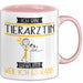 Tierärztin Tasse Geschenk Ich Bin Tierärztin Warum Weil Ich Es Kann Geschenkidee Geburtstag Rosa Trendation