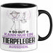 Tierpfleger Geschenk Tasse So Gut Kann Nur Ein Tierpfleger Aussehen Geschenkidee Kaffee-Becher Schwarz Trendation