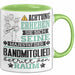 Bandmitglied Geschenk Tasse Lustiger Spruch Erheben Sie Sich Der Bandmitglied Betritt den Raum Grün Trendation