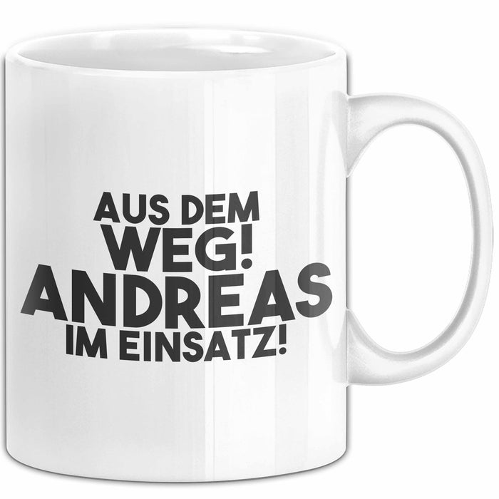 Andreas Tasse Aus Dem Weg! Andreas Im Einsatz! Geschenk