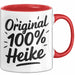 Heike Tasse Geschenk Original 100% Heike Geschenkidee Geburtstag Rot Trendation