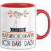 Geschenk für Naturfotografin Tasse Lustige Geschenkidee Geburtstag Ich Bin Naturfotografin Ich Darf Das Rot Trendation