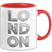England London Tasse Geschenk Lustige Geschenkidee Spruch Rot Trendation