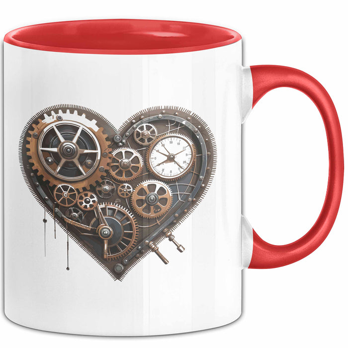 Zukunft Fan Enthusiast Tasse Geschenkidee für Zukunfts Fans Rot Trendation