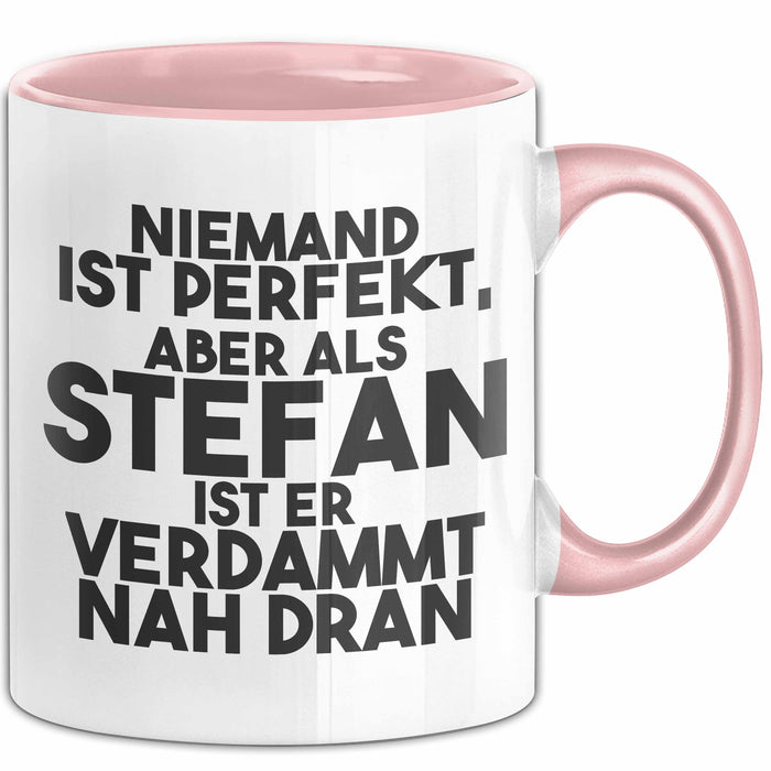 Stefan Tasse Niemand Ist Perfekt, Aber Als Stefan Ist Er Verdammt Nah Dran Rosa Trendation