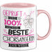 Beste Chorsängerin Der Welt Tasse Geschenk für Eine Chorsängerin Geprüft Und Sicher Geschenkidee Geburtstag Weihnachten Rosa Trendation