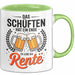 Rentner Pensionär Sarkasmus Tasse Geschenk Lustige Geschenkidee Spruch Das Schuften Hat Ein Ende Es Lebe Die Rente Grün Trendation