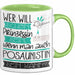 Posaunistin Tasse Geschenk Spruch Wer Will Schon Prinzessin Sein Wenn Man Auch Posaunistin Sein Kann Grün Trendation