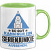 Serienjunkie Geschenk Tasse So Gut Kann Nur Ein Serienjunkie Aussehen Geschenkidee Kaffee-Becher Grün Trendation