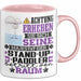 Stand-Up-Paddler Geschenk Tasse Lustiger Spruch Erheben Sie Sich Der Stand-Up-Paddler Betritt den Raum Rosa Trendation