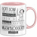 Musikbloggerin Geschenk Becher Tasse Gott Schuf Alle Menschen Gleich Nur Die Besten Durfeten Musikbloggerin Werden Geschenkidee Lustig Rosa Trendation