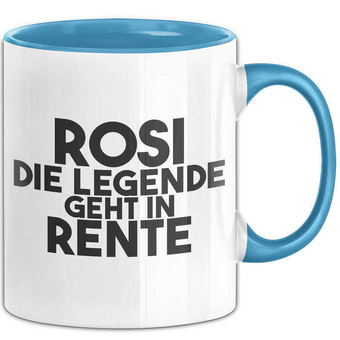 Rosi Tasse Rosi – Die Legende Geht In Rente Geschenk