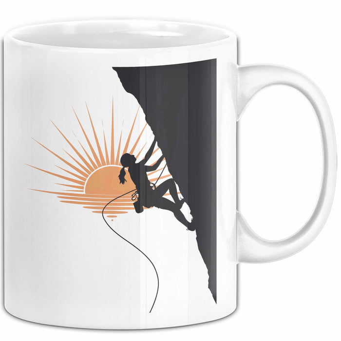 Kletterer Tasse Geschenk Lustige Geschenkidee Spruch Für Fels Jäger Weiß Trendation