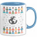 Soziologe Tasse Geschenk Lustige Geschenkidee Spruch Für Gesellschafts Denker Blau Trendation