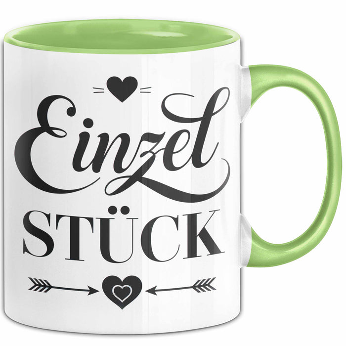 Frauen Mädchen Sarkasmus Tasse Becher Geschenk Lustige Geschenkidee Spruch Einzel Stück Grün Trendation