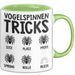Spinne Vogelspinne Tier Tasse Geschenk Lustige Geschenkidee Spruch Vogelspinnen Tricks Grün Trendation