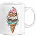 Dessert Fan Tasse Geschenkidee Kuchen und Gebäck Liebhaber Weiß Trendation