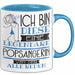 Popsängerin Tasse Geschenk Ich Bin Diese Eine Legendäre Popsängerin Von Der Alle Reden Geschenkidee Geburtstag Weihnachten Blau Trendation