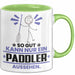 Paddler Geschenk Tasse So Gut Kann Nur Ein Paddler Aussehen Geschenkidee Kaffee-Becher Grün Trendation